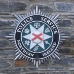 A sign of the Police Service of Northern Ireland