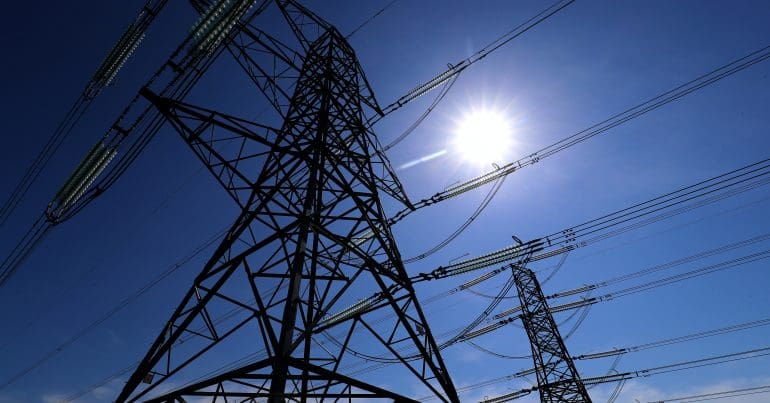 electricity pylons