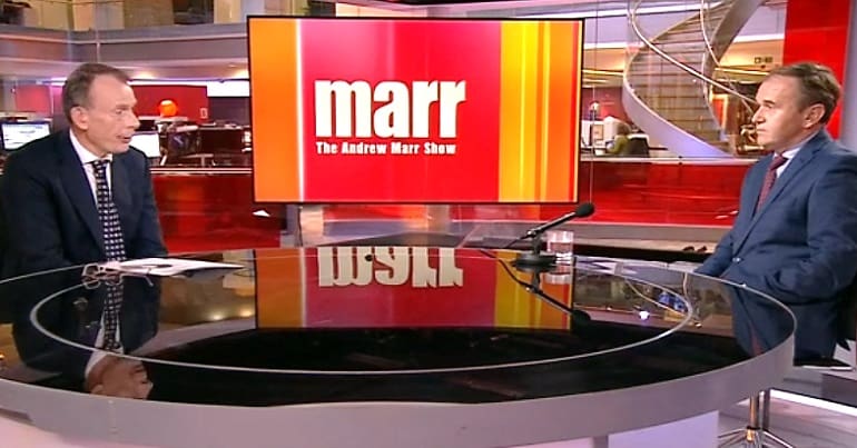 The Andrew Marr Show on Sunday 15 November