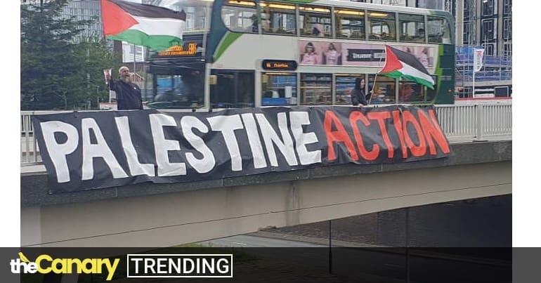 Campaigners take direct action as Palestinians remember Balfour’s shameful declaration