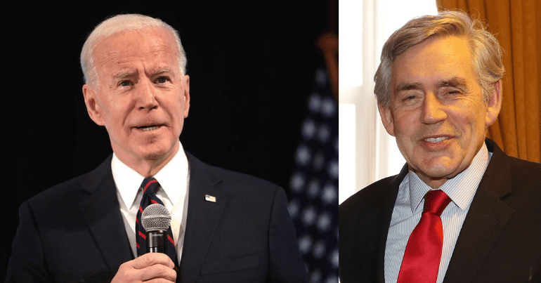 Joe Biden, Gordon Brown