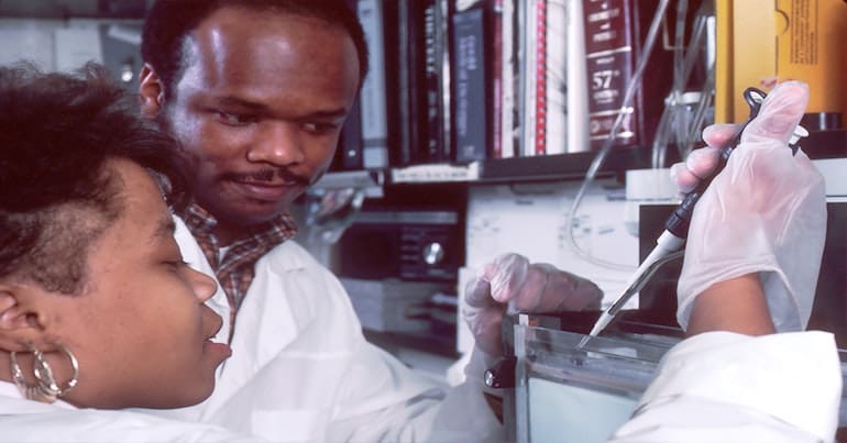 Two scientists
