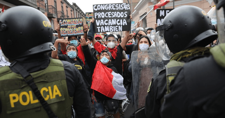 peru protests police