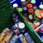Donated food