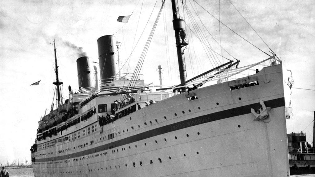 The Windrush boat