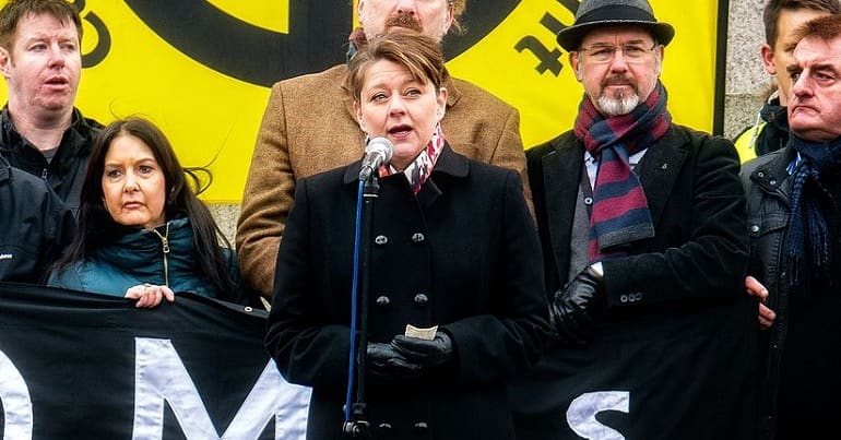 Leanne Wood spoke out about Millwall