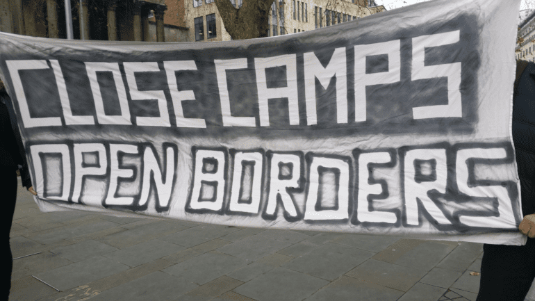 Opening Bristol's Borders demonstration