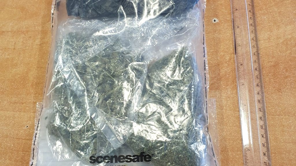A big zip bag full of drugs
