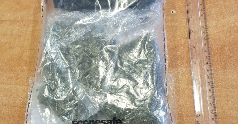 A big zip bag full of drugs