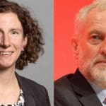 Anneliese Dodds and Jeremy Corbyn