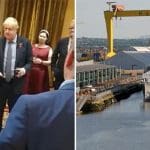Boris Johnson and H&W Belfast