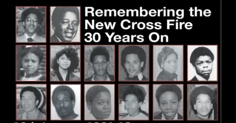 Faces of those who died in the New Cross fire