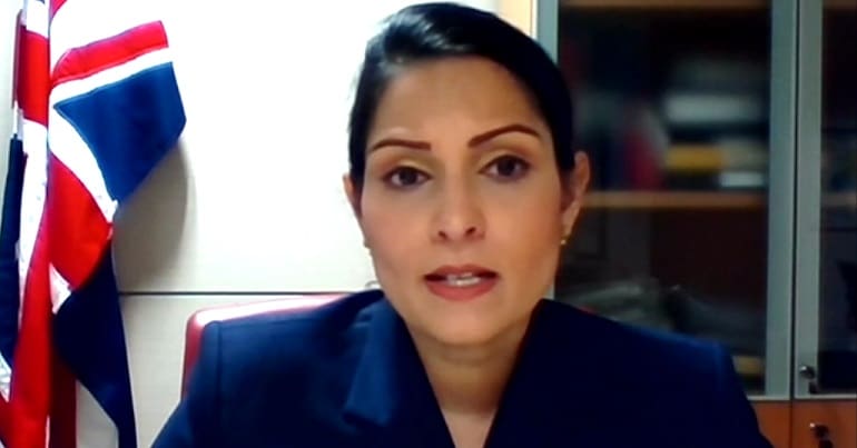 Priti Patel on BBC Breakfast