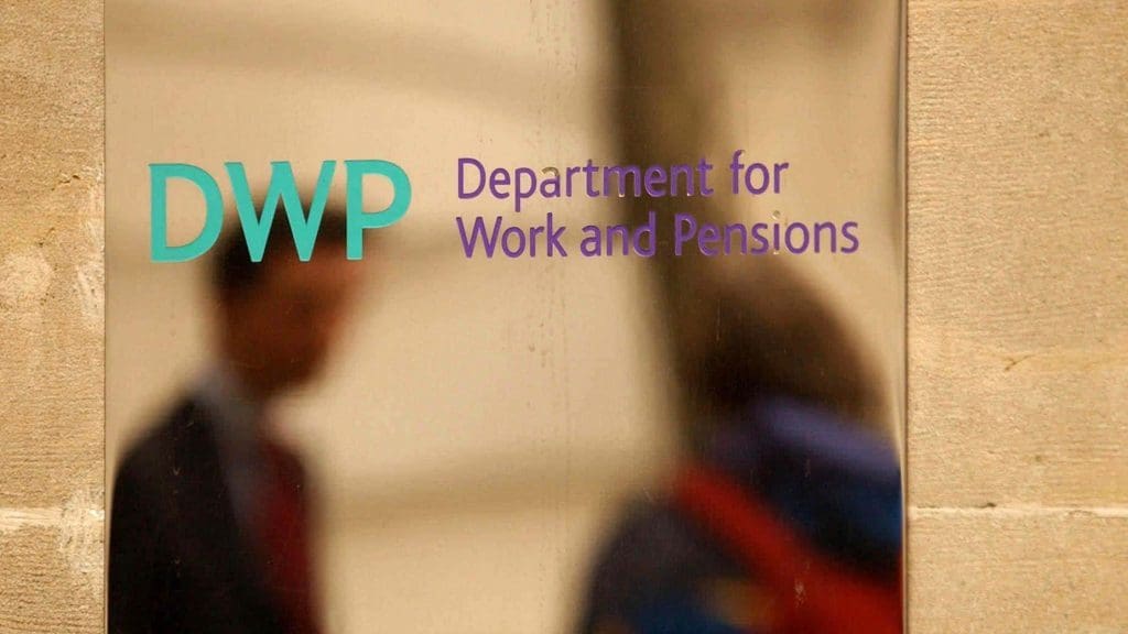 Sign outside DWP offices