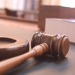 A wooden gavel