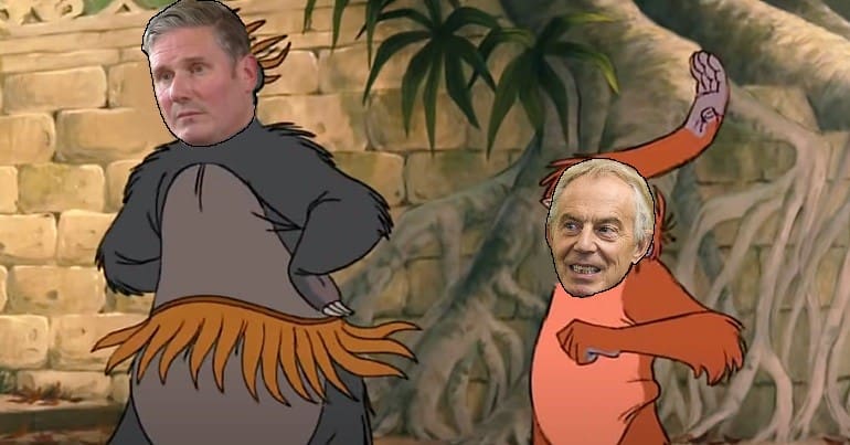 Jungle Book Shot Keir Starmer and Tony Blair