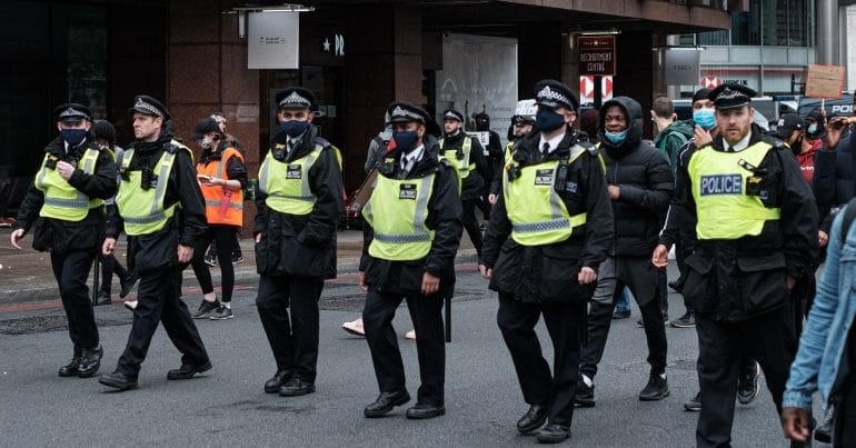 London Black Lives Matter peaceful protest