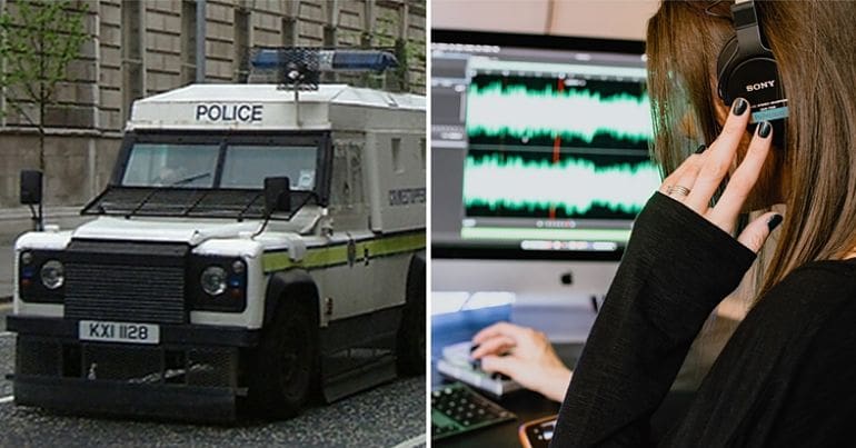 PSNI vehicle & audio recording
