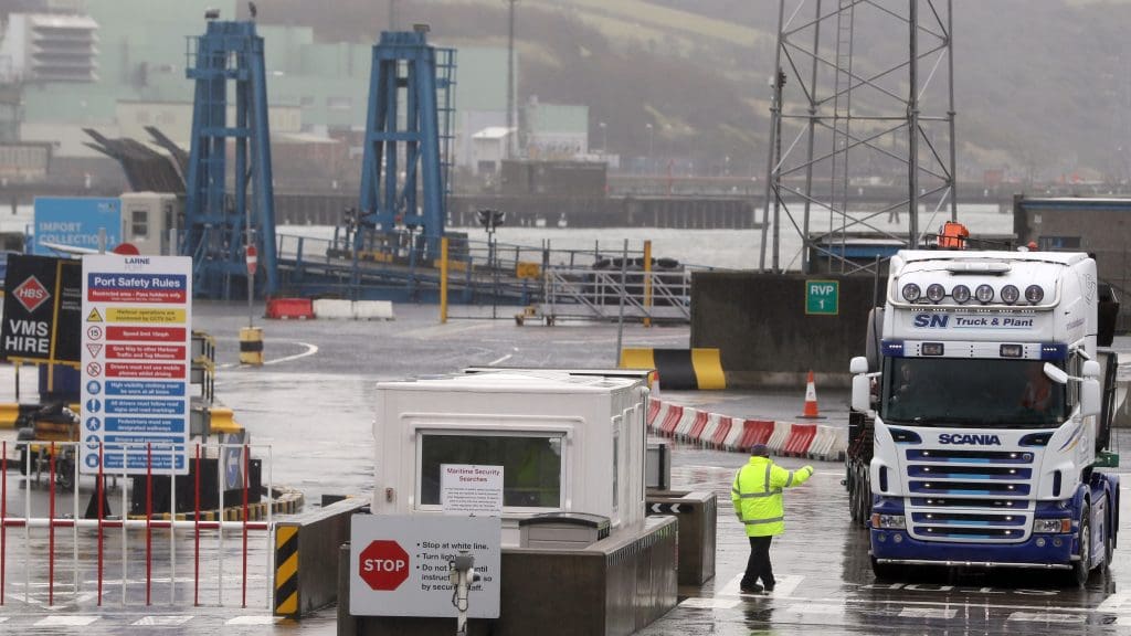 A port in the north of Ireland