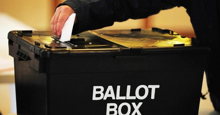 Image of a ballot box
