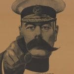 Lord Kitchener pointing from the 'Britain Needs You' poster