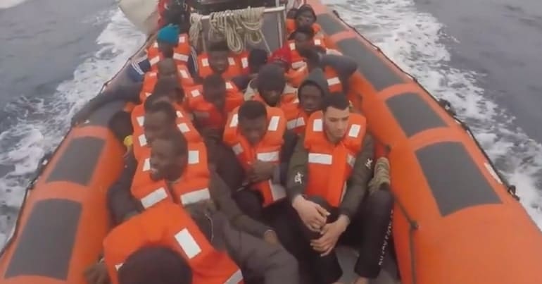 Migrant rescue in the Mediterranean