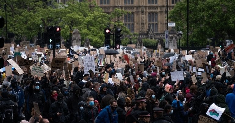 Black Lives Matter London protest, 6 June 2020