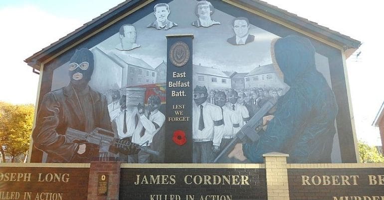 A mural in Northern Ireland