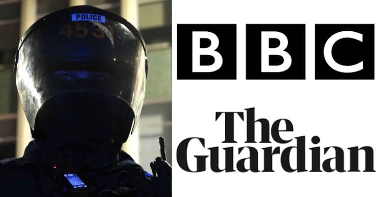 Bristol police, Guardian and BBC