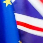 The EU flag and the Union Jack