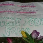 Vigil for women murdered by men