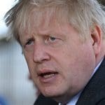 A close up of Boris Johnson