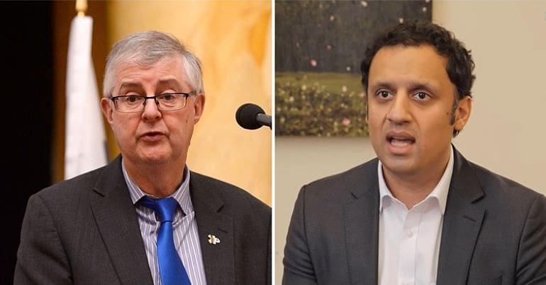 Mark Drakeford (Welsh Labour) & Anas Sarwar (Scottish Labour)