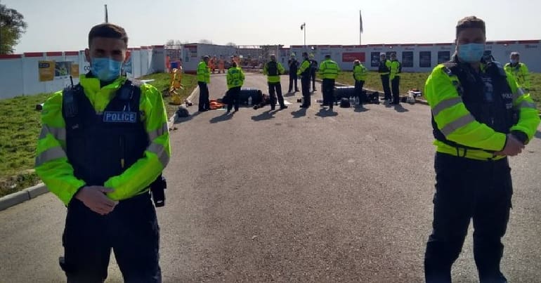 Campaigners blockade HMP Five Wells