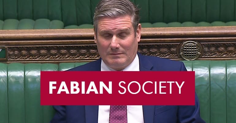 Keir-Starmer and the Fabians logo