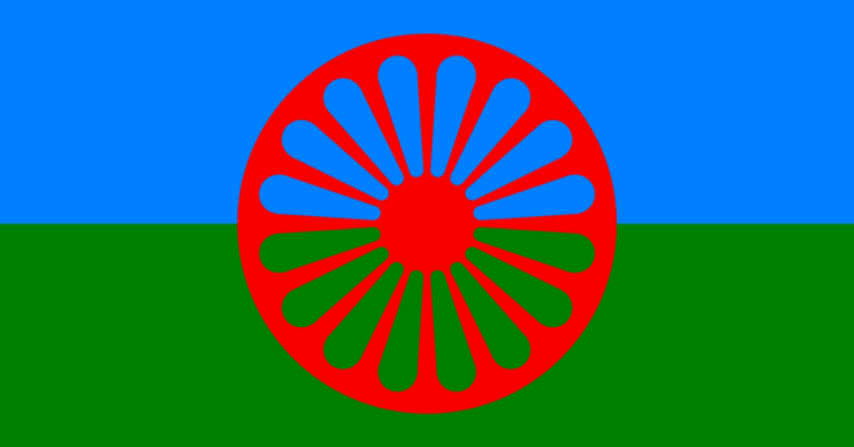 The Roma flag