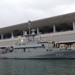 A warship