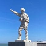 Statue of Iraq veteran Daniel Taylor