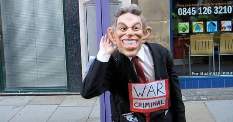 Tony Blair caricature