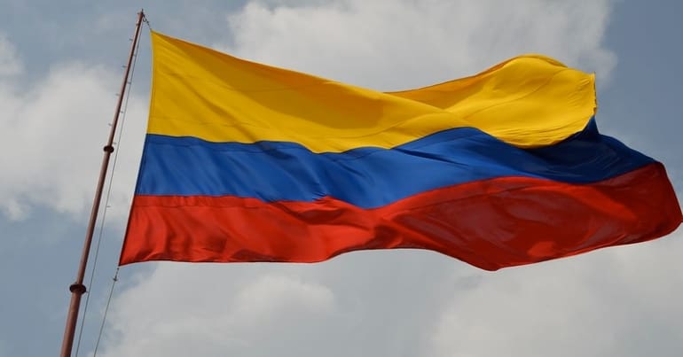 The Flag of Colombia