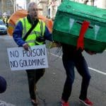 Goldmine protester