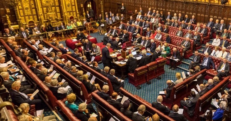 The House of Lords in reference to discrimination about disabled people