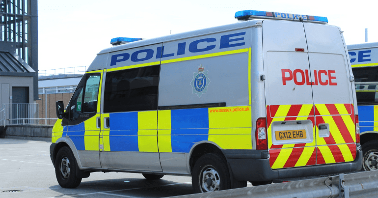 police van