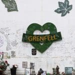 A Grenfell tribute wall