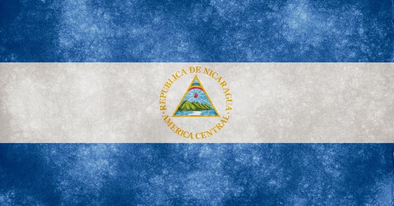 The Nicaraguan flag