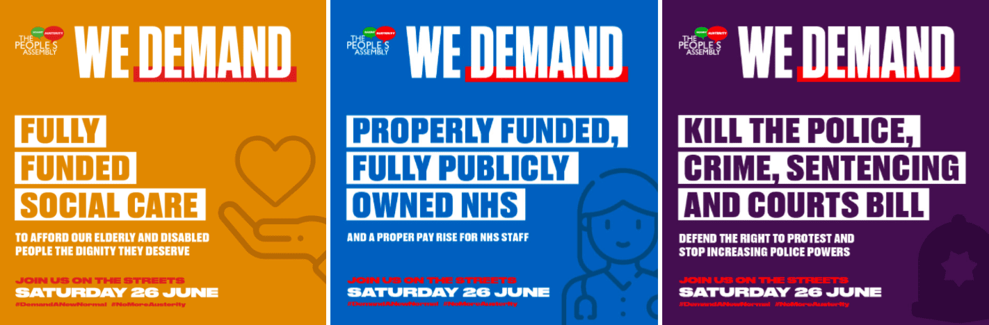 Peoples Assembly Demands Three
