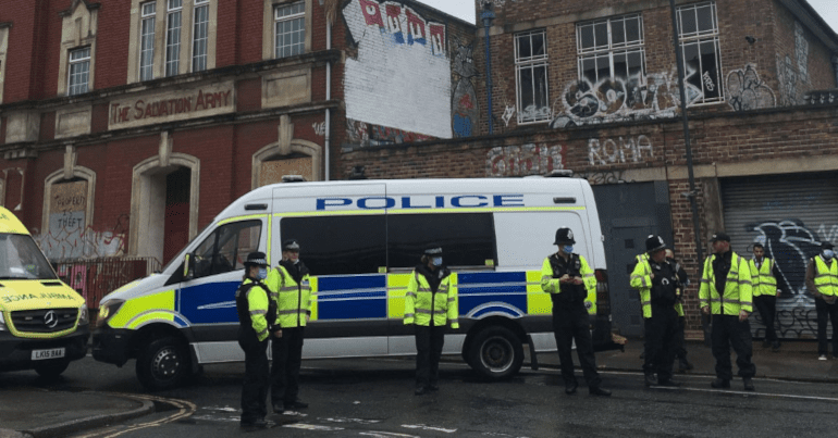 Evistion of Bristol's Salvation Army squat