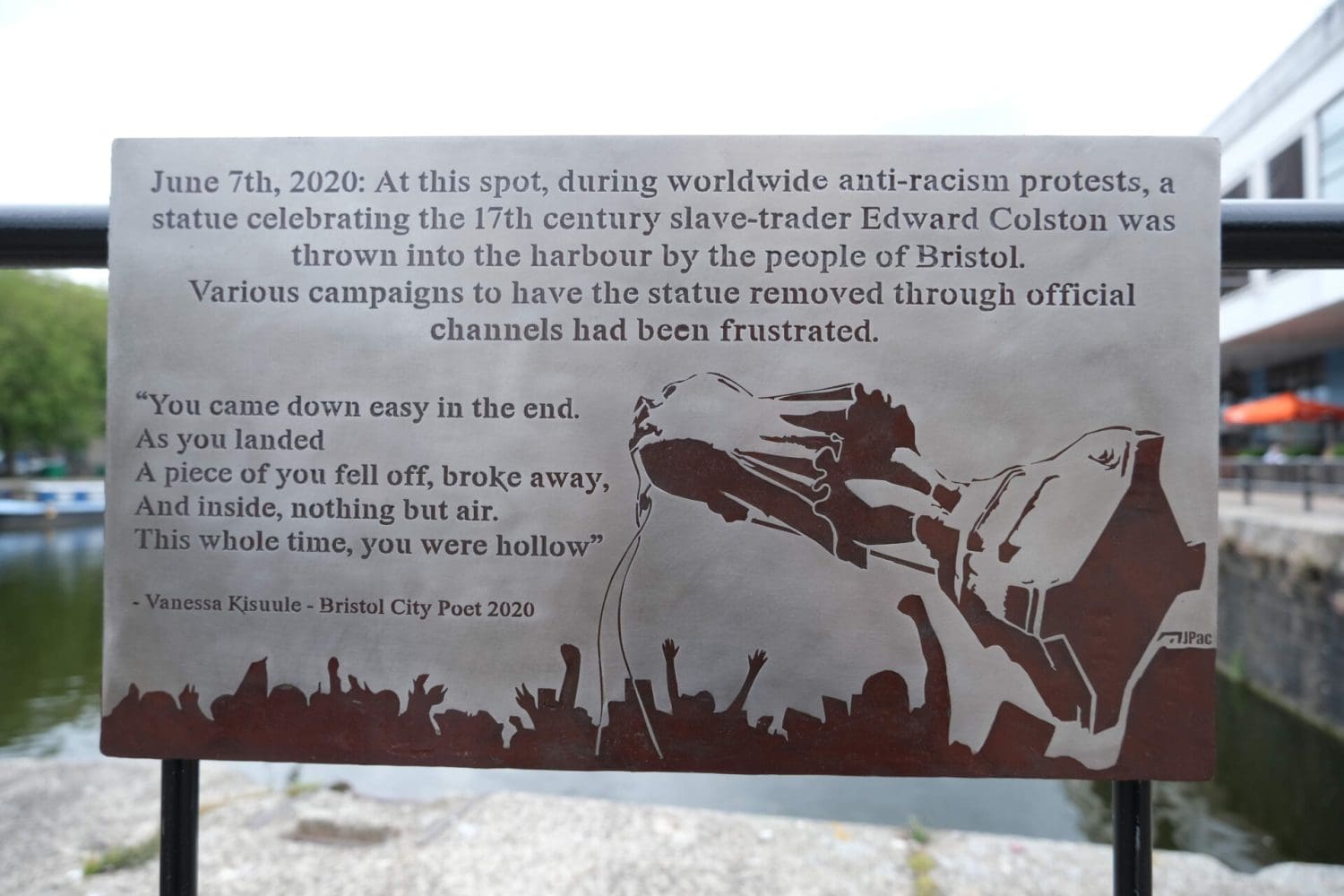 Colston plaque