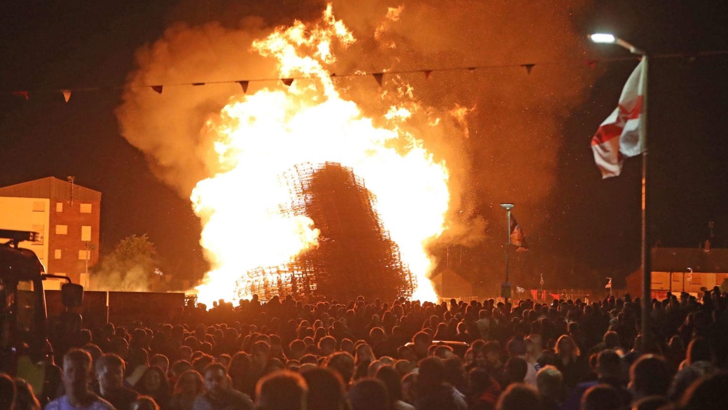 Loyalist bonfire