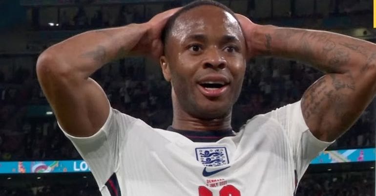 England footballer Raheem Sterling